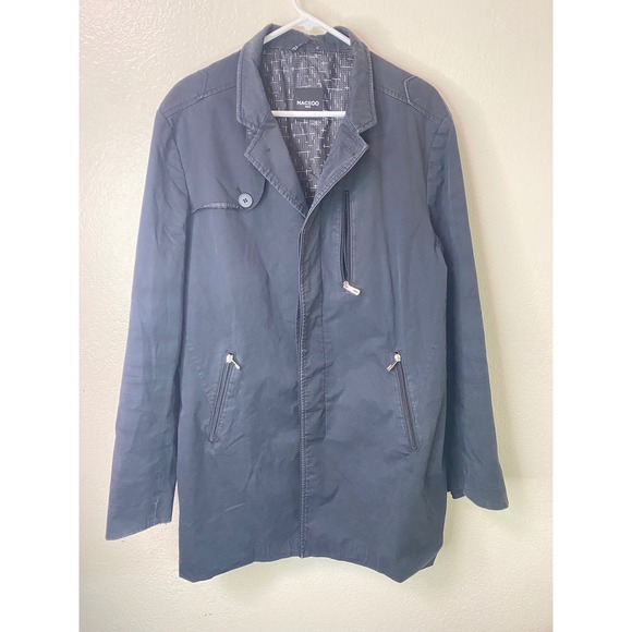 Maceoo Other - Maceoo Paris Mens XXL Peacoat Button Jacket Cotton Mid Length Coat